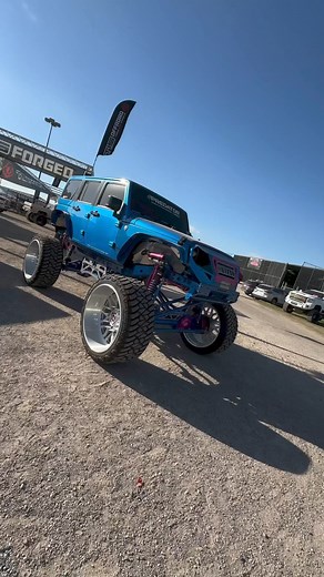 🦾 Catch @kvfxo’s #Jeep on 42” New Mutant X-MT Predator Tires and 30” @TISwheels at @FlordiaTruckMeet next weekend! @calz.kustom | Predator Tires