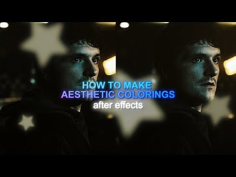 How To Make Aesthetic Colorings | After Effects