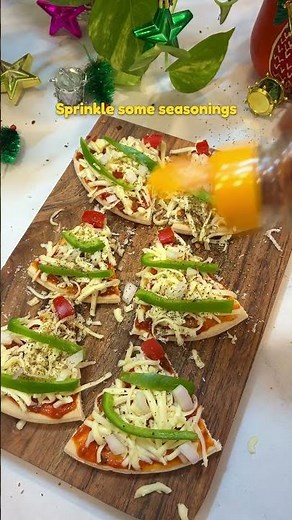 Easy Christmas Tree Pizza for Parties & Grazing Tables