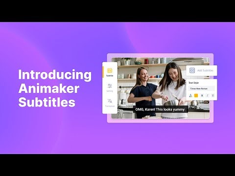 Introducing Animaker Subtitles!