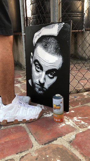 Mac Miller Stencil Art Tutorial for Creative Fans