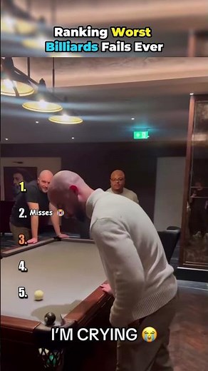 Ranking the Worst Billiards Fails Ever