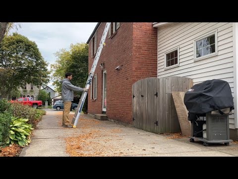 Gutter Cleaning Made Easy: Ladder Safety + Leaf Vacuum Bonus!