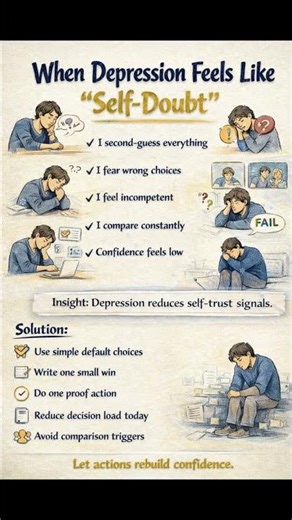 10 Signs Depression Feels Like Self-Doubt | When You Question Everything About Yourself