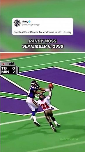Greatest First Career Touchdowns in NFL History