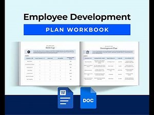 Employee Development Plan Template in Word and Google Docs