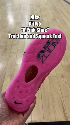 Nike A'Two "A Pink Shoe" Traction and Squeak Test #nikebasketball #nike #ajawilson