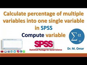 Calculate percentage for multiple variables into one variable using SUM function