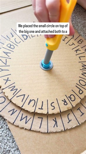 Today we’re turning cardboard into spy gear 🕵️‍♂️⬇️ Meet the DIY Spy Decoder Wheel! #diy