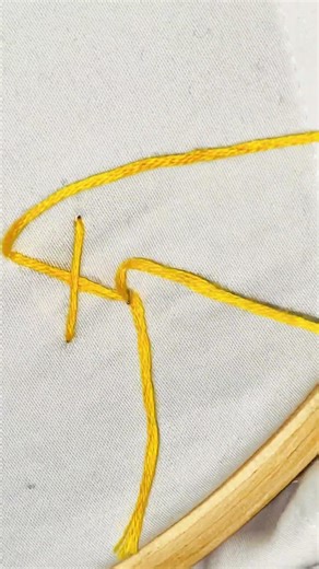 Made cross style embroidery design tutorial |subscribe #likeandsubscribe #shortsvideo #crossstich