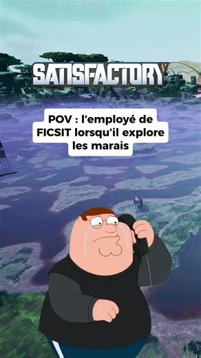 Exploration approuvée par FICSIT. Survie non garantie. 👷‍♂️ #satisfactory #ficsit #gamingmeme #factorygame #povgaming