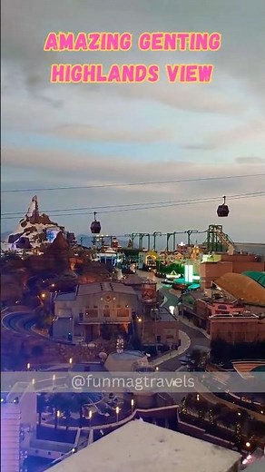 Amazing Genting Highlands View | Cable Car & SkyWorld