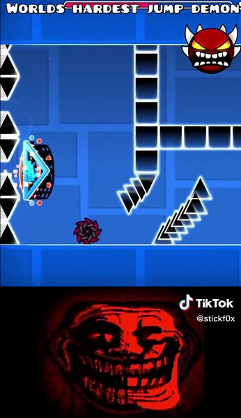 geometry dash face meme