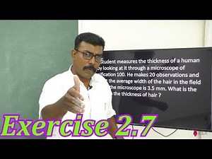 Physics Class 11 NCERT Solutions Chapter 2 Ex 2.7 Units And Measurements