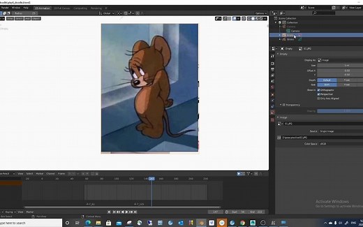 【Blender】导入参考图片/import image(background/reference image)
