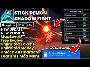STICK DEMON SHADOW FIGHT MOD APK | MOD MENU FEATURES AND UNLIMITED EVERYTHING |