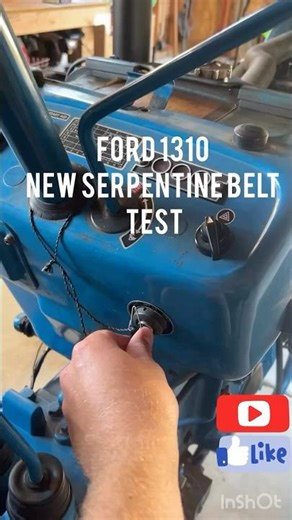 Ford 1310 New Serpentine Belt Test