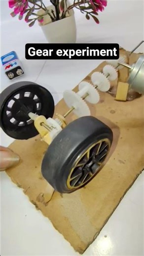 कर में गियर कैसे चेंज होता है •DC motor #gear #experiment #youtubeshorts