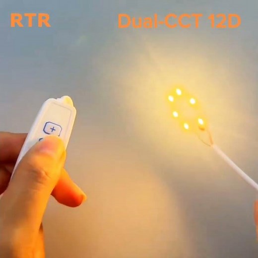 5V 31mm CCT Tunable White Round LED Light Board with USB Cable & 4-Button Switch