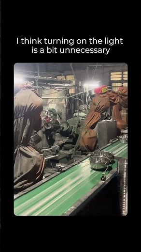 I think turning on the light is a bit unnecessary.