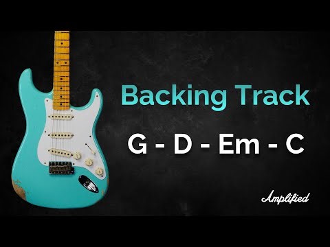 Rock Pop Backing Track G Major | 70 BPM | Guitar Backing Track
