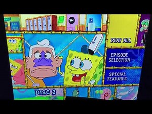 Spongebob Squarepants Season 1 DVD 📀 Menu Walkthrough (Disc 2)