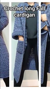 Fall cardigan https://youtu.be/7p7VPd9kL_g?si=E5WARzR1jXB5Qoki #crochetcardigan #crochettutorial