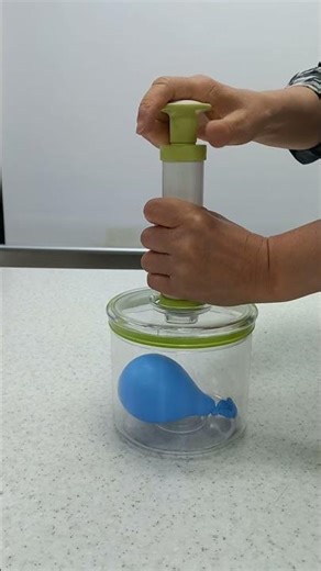 압력 기체의 부피 변화#풍선#압력이 낮을 때 기체의 부피는 늘어난다