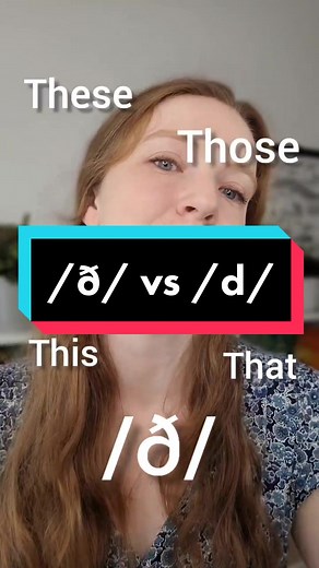Mastering English Pronunciation: /ð/ vs /d/