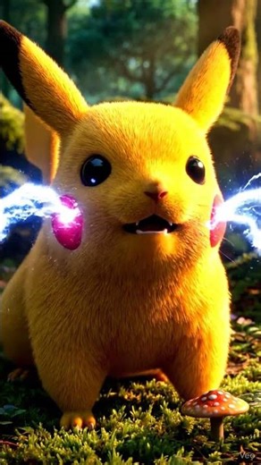 ⚡️ Hyper-Realistic Wild Pikachu Caught on Camera 🌿