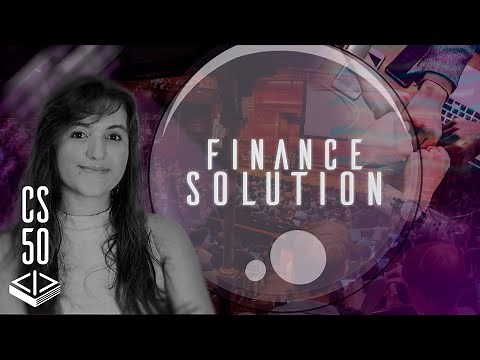 (CS50) FINANCE - PROBLEM SET 9 | SOLUTION