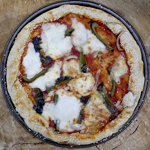 8.9M views · 495 reactions | Campfire Pizza Full recipe:...