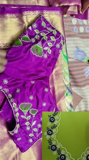 #computer #embroider #saree kuchulu