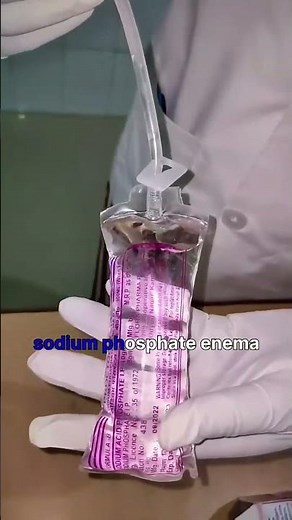 Sodium phosphate enema #nursingofficer #hospital