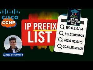 CCNP IP prefix list | Route filtering with prefix list | Apply prefix-list in protocols