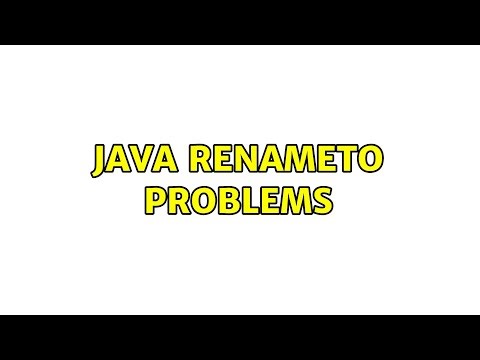 Java renameTo problems (3 Solutions!!)