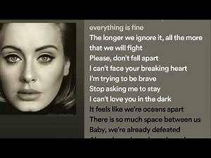 love in the dark lyrics-ADELE,thats why i can't love you in the dark#spotify #video #youtube #viral