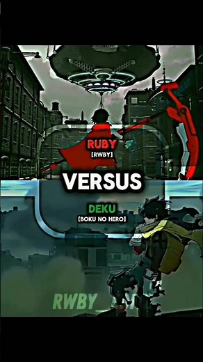RUBY『RWBY』VS DEKU『MHA』