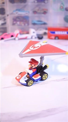 Hot Wheels Mario Kart Mario Standard Kart with Super Glider 🏁🍄 1:64 Unboxing & Showcase