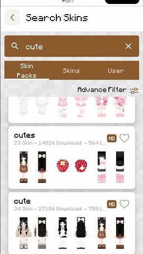 Cute minecraft skin! #minecraft #fyp #cute #millionviews #smallyoutuber