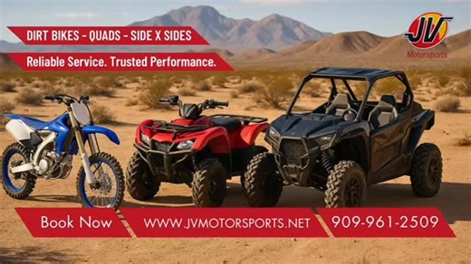 ❄️ Keep your dirt bike, quad, or side x side ready for winter! JV Motorsports offers expert tune-ups, inspections, and repairs so you can ride with confidence all season.  Rialto, CA |  (909) 961-2509  Book now at jvmotorsports.net #JVMotorsports #WinterService #DirtBikeLife #QuadLife #SideBySideNation #OffRoadLife #PowersportsRepair #SoCalRiders #RideReady #MotorsportsShop #DirtBikesOfInstagram #SideBySideLife #OffRoadAdventure | JV Motorsports | Facebook