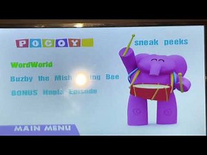Pocoyo and Friends Dvd menu