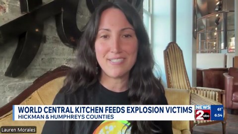 World Central Kitchen feeds explosion victims