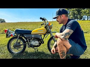 Will This 50 Year Old Micro Enduro Run?? (1974 Yamaha GT 80 - The Original Grom)