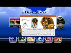 DreamWorks Animation flash website in 2007