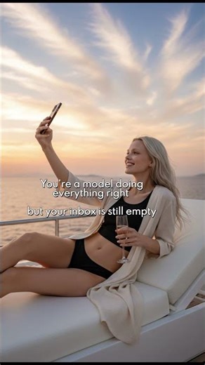 You're a model doing everything right but your inbox is still empty