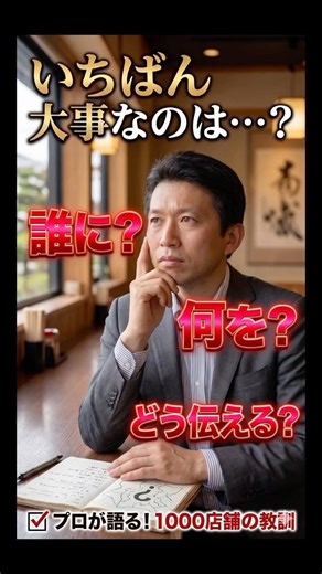 コンセプト作りで1番大事なコト【1000店舗の教訓】 #飲食店開業