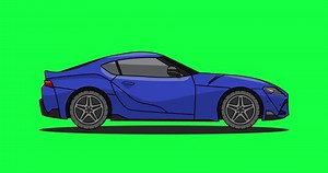Sport Car Animation Sport Car 2d Stock Footage Video (100% Royalty-free) 3450743811 | Shutterstock