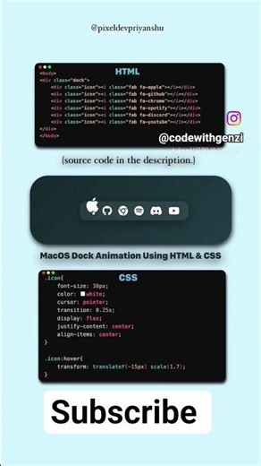 Create amazing social media icons using html and css 😎 #shorts #viral #coding #beginnercoding
