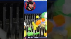 Orbeez being shredded in a surprising experiment